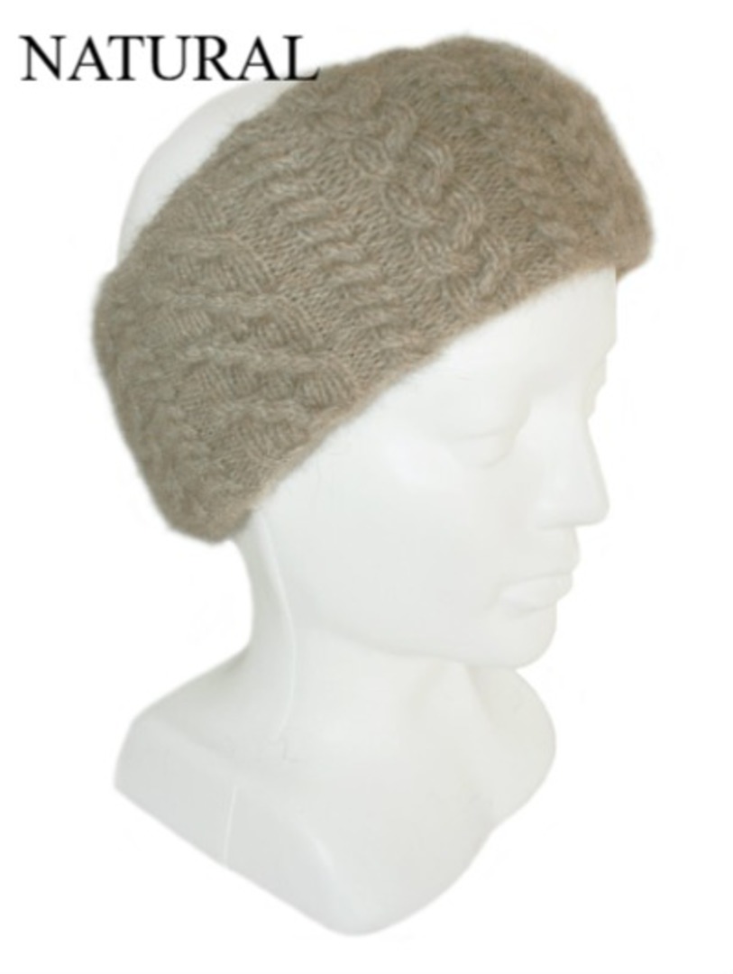 Merino Possum Cable Neck Gaiter & Headband image 2